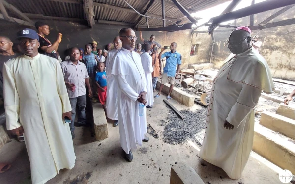 The Catholic Church in Nigeria is under constant threat and attack from Islamic groups and other gangs. | Credit: ACN Spain
