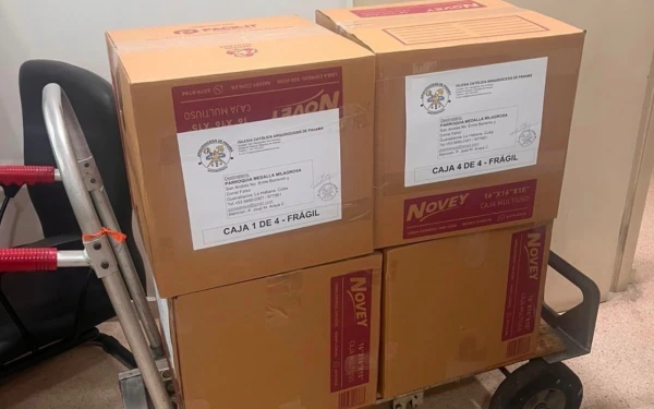 Communion hosts shipped from Panama to Cuba. | Credit: Archdiocese of Panama