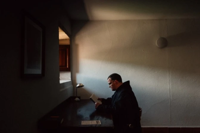 A monk from Santo Domingo de Silos Monastery in Spain. | Credit: Abbey of Santo Domingo de Silos